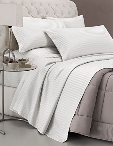 Italian Bed Linen Włoska pościel na całe łóżko CL-ST-bianco-2P