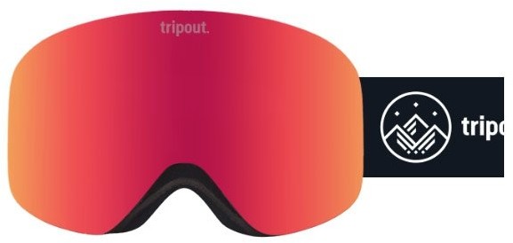 Tripout Gogle Tripout Racer Black (orange fire) 2020