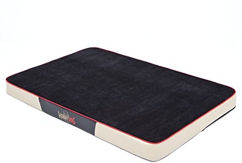Hobbydog mmprbsb4 psy materac koszyk na łóżko dla psa psy sofa dla psa, M, 80 x 54 x 8 cm, Beige 5902052046980