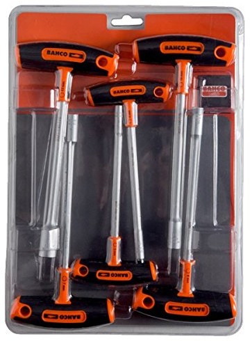 Bahco KLUCZ NASADOWY, T-uchwyt, 6-kątowy 7 MM, 220 MM 902t-070  175