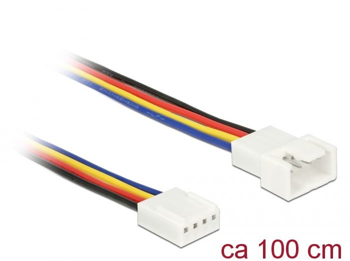 Delock Przedłużacz połączenia wentylatora PWM 4Pin 1m 85364 85364