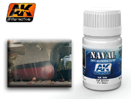 AK-Interactive Wash ślady soli na kadłubie (AK 306)  / 35ml AK-Interactive 306