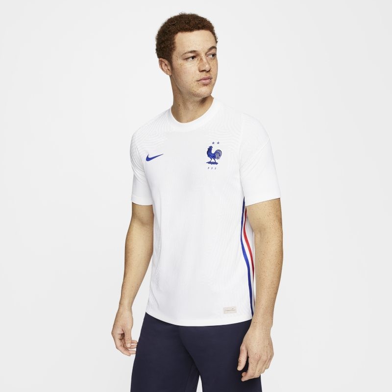 Nike Męska koszulka piłkarska FFF 2020 Vapor Match Away - Biel CD0599-100
