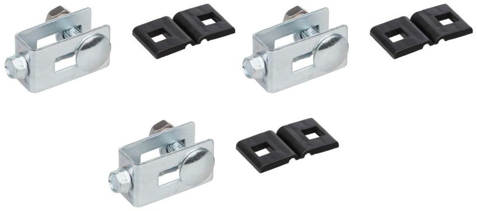 ARCELOR MITTAL Uchwyt do paneli ogrodzeniowych 3 szt. ocynk ARCELOR MITTAL