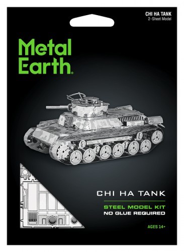 Metal Earth Fascinations Czołg CHi-Ha model do składania metalowy.