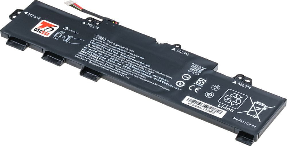 WEBHIDDENBRAND Bateria T6 Power do Hewlett Packard EliteBook 755 G5 Li Poly 4850 mAh 56 Wh) 11,55 V