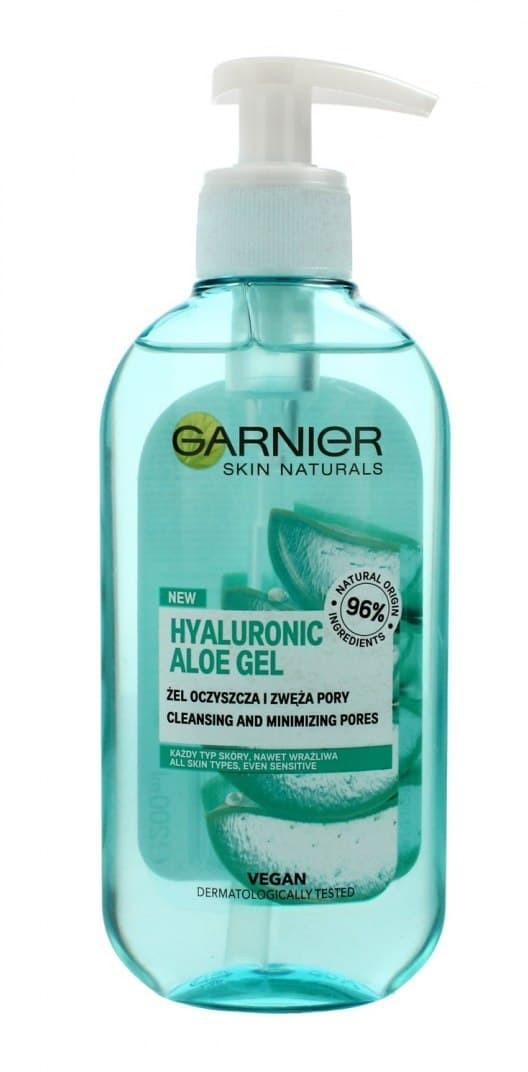 Garnier Garnier Skin Naturals Hyaluronic Aloe Żel oczyszczający i zwężający pory cera każdego rodzaju 200ml