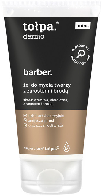 Tołpa żel do mycia twarzy z zarostem i brodą, 75 ml TME026