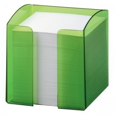 Durable Pojemnik na karteczki TREND transparentny zielony DU124-004