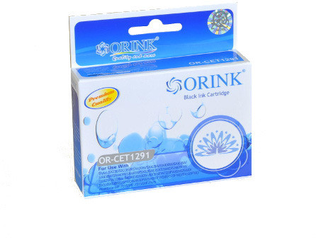 ORINK Tusz T1291 do drukarek Epson SX420W / Office BX305F / WF BX320FW | Black | 18ml. CET1291 OR orink_T129140 OR