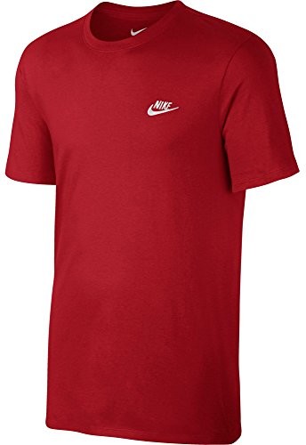 Nike T-Shirt dla mężczyzn Club Embroidered Futura, czerwony, XL 827021-611_XL