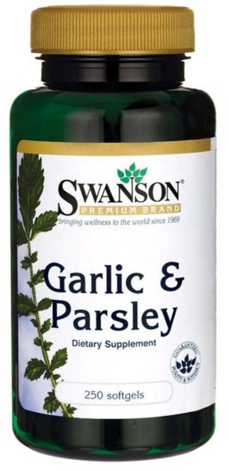 SWANSON Garlic & Parsley 250 softgels.