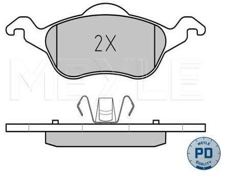 Wulf Gaertner Autoparts Zestaw klocków hamulcowych, hamulce tarczowe Wulf Gaertner Autoparts 025 231 5419/PD