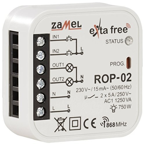 EXTA FREE EXTA Free 2-kanałowy odbiornik radiowy, 1 sztuki, ROP-02