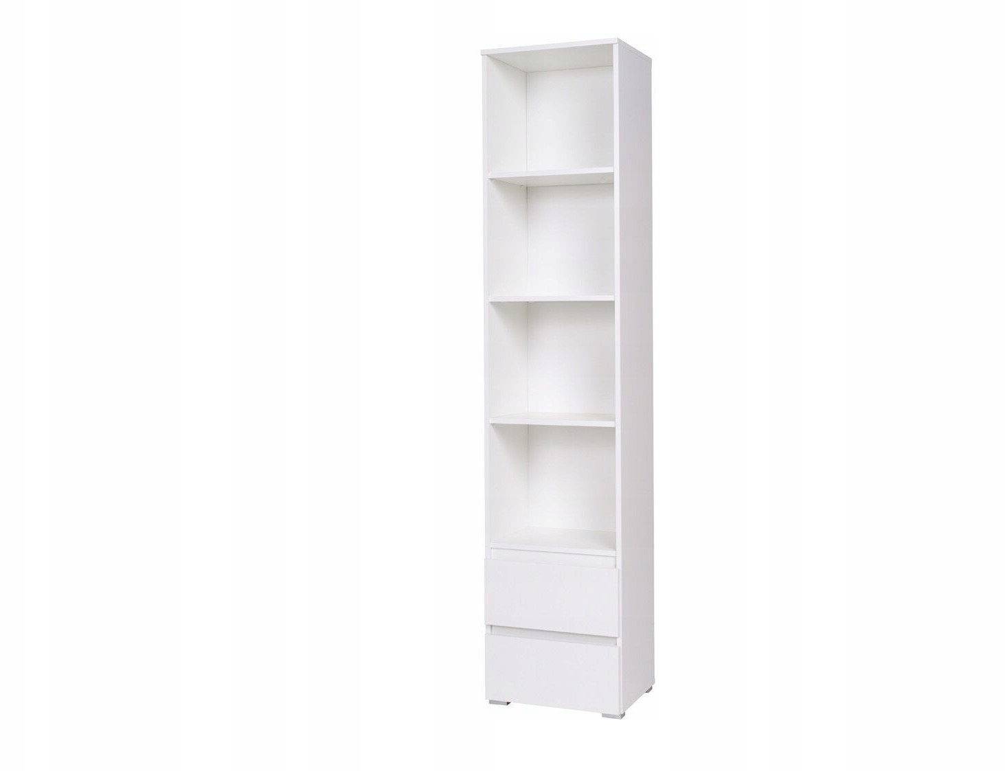 Regał wąski 45 cm CS-1 biały mat