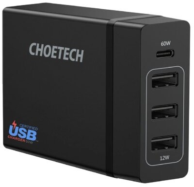 CHOETECH Ładowarka sieciowa CHOETECH PD72-1C3U Czarny