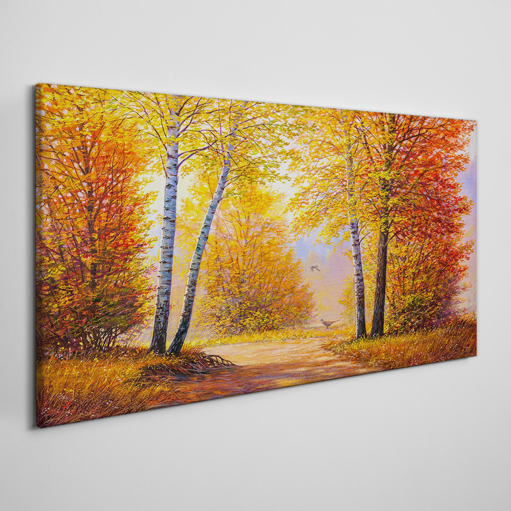 PL Coloray Obraz Canvas las jesień przyroda 100x50cm