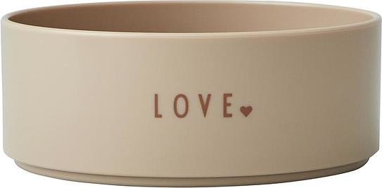 Design Letters Miseczka Mini Favourite Love beżowa z tritanu 20103020BEIGELOVE