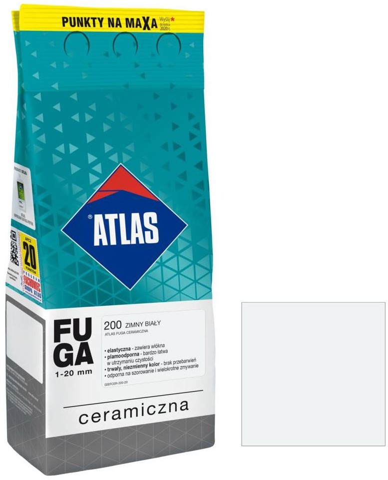 Atlas Fuga ceramiczna 200 zimny biały 2 kg