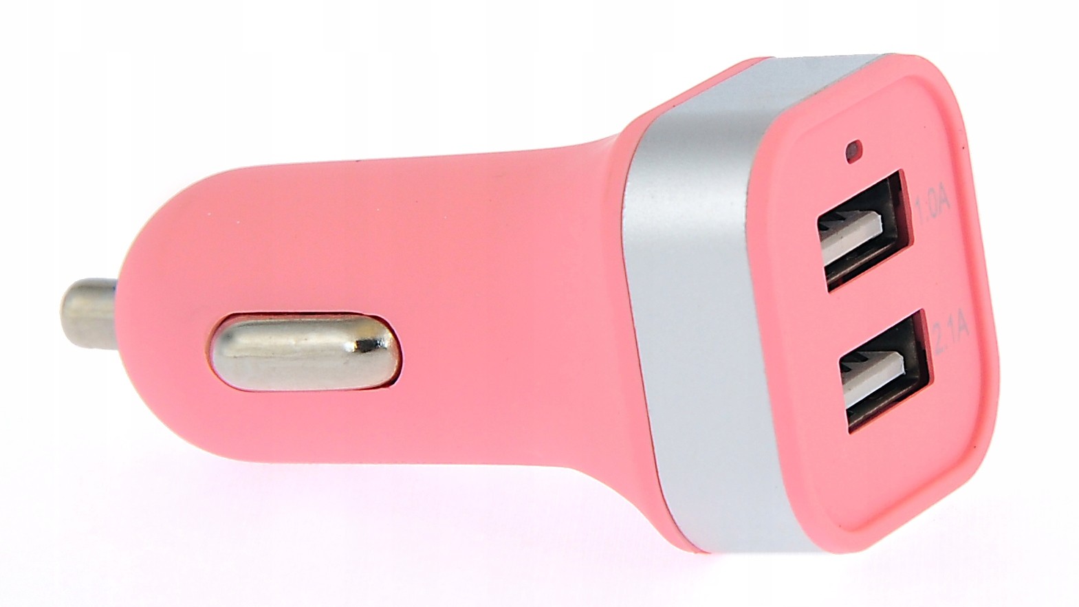 Ładowarka Samochodowa 2xUSB 3.1A Żółta