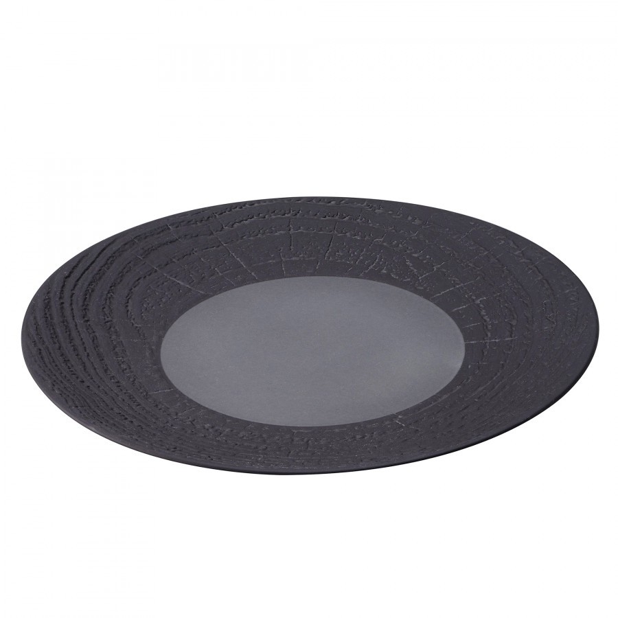 Revol Arborescence talerz plaski 28 cm czarny RV-648280-6