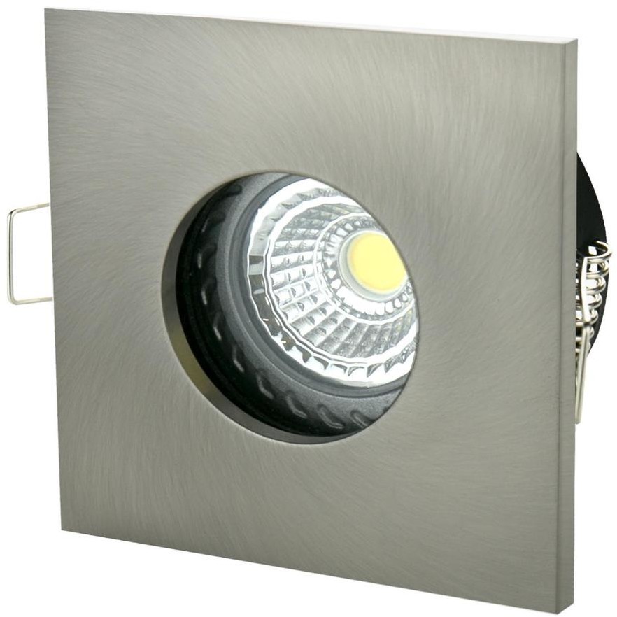 SpectrumLED Fiale Iv Gu10 Square Silver Ip65 SLIP001008
