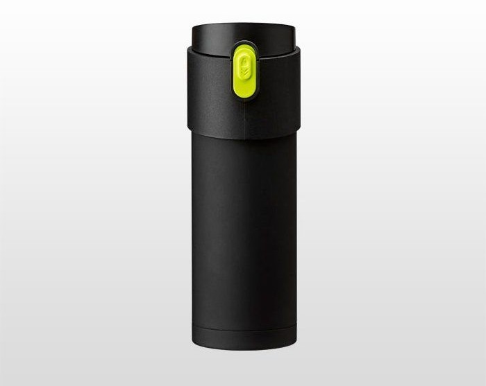 Kubek termiczny z zaparzaczem 350 ml PAO (czarny/zielony) PAO-02704
