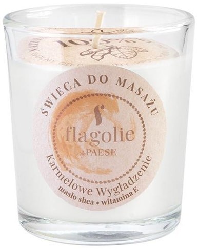 Flagolie Mini Ĺwieca do masaĹźu KARMELOWE WYGĹADZENIE 70.0 g