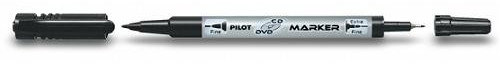 Pilot Marker do CD/DVD Twin dwustronny - czarny