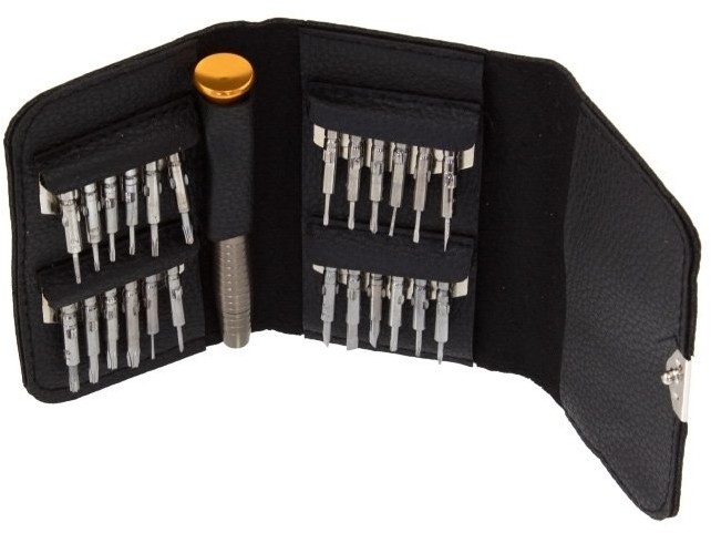 Zestaw precyzyjnych śrubokrętów 25w1 torx etc*etui