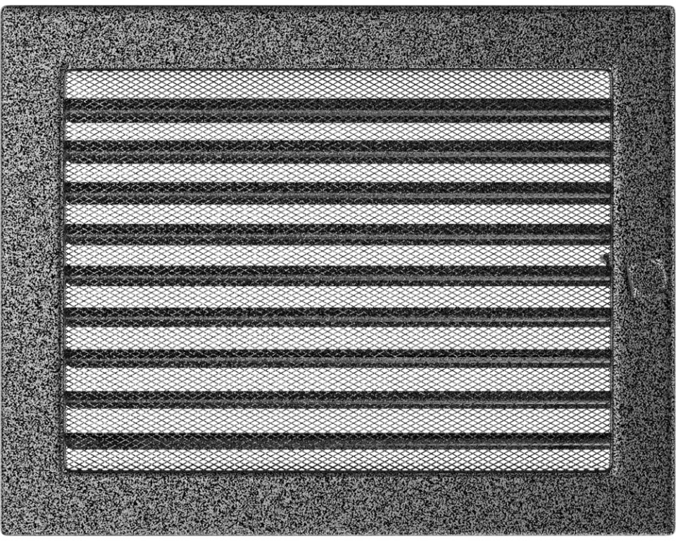 Parkanex kominkowa czarno-srebrna 22x30 z żaluzją