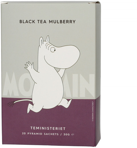 Teministeriet Teministeriet Moomin Black Tea Mulberry Herbata 20 piramidek 0200000942
