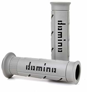 domino DOMINO Uchwyt gumowy offroad prawy śr. 22 mm dł. 126 mm otwarty szary/sz A25041C4052B7-0 A01041C5240