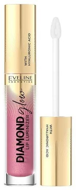 Eveline Cosmetics Diamond Glow Lip Luminizer błyszczyk do ust z kwasem hialuronowym 05 Toffee 4.5ml