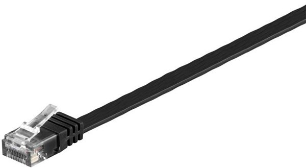 Pro LAN UTP CAT 6 Flat - Black - 5m 4040849953873