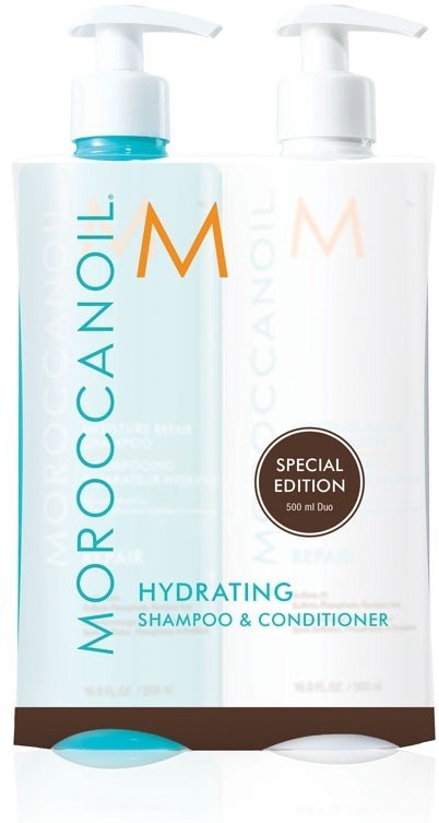 Moroccanoil Hydrating Duo 2x500ml nawilżający szampon + nawilżająca odżywka 7290013627704