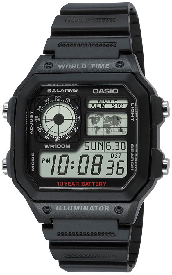 Casio Zegarek AE-1200WH-1AVEF Black