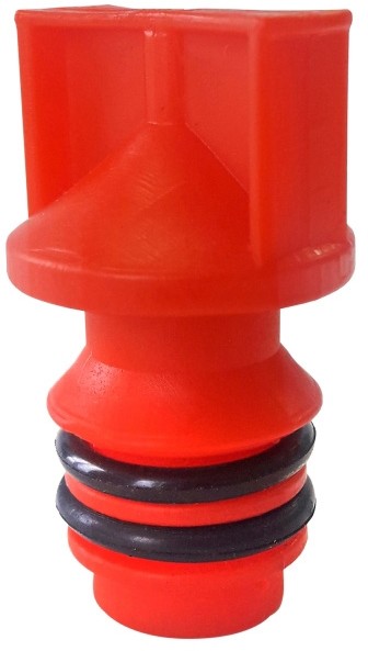 AIRPRESS Korek oleju do kompresora czerwony 25 50 l 4384064