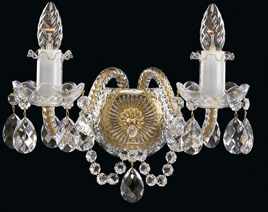 Elite bohemia Kinkiet kryształowy na 2 żarówek - Elite Bohemia N 110/2/01