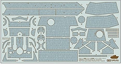 Tamiya Panther G Zimmerit Coating Sheet