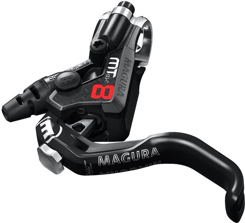 Magura Master MT8 PRO Dźwignia hamulca 1-palcowa dźwignia aluminiowa HC z regulacją zasięgu/BAT 2019, black 2021 Dźwignie hamulców tarczowych 2701727