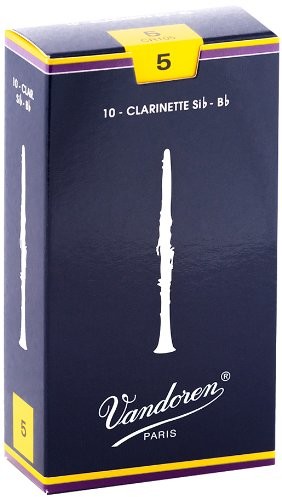 VANDOREN vandoren CR105 liście na klarnet (grubość 5 BB, 10 sztuk) CR105
