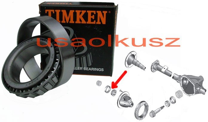 TIMKEN Łożysko kosza mechanizmu różnicowego tylnego mostu Dana 44 Jeep Commander LM603049/12