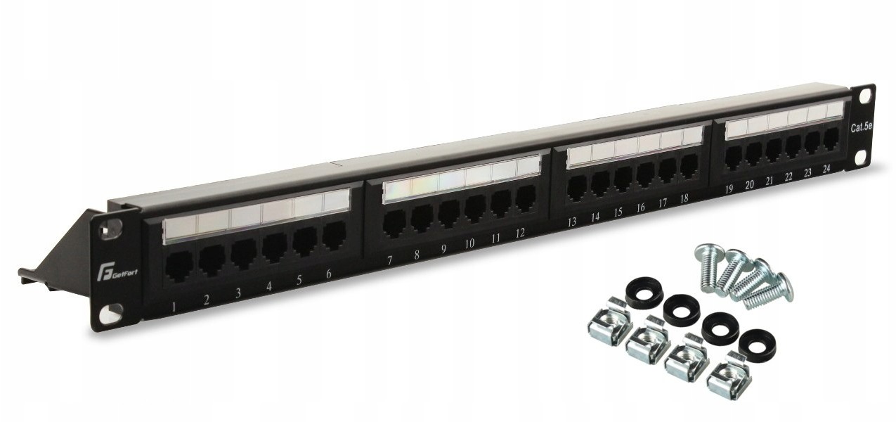 Patch Panel Utp CAT.5E 24 Porty PGF-5EUTP24-B4 Get
