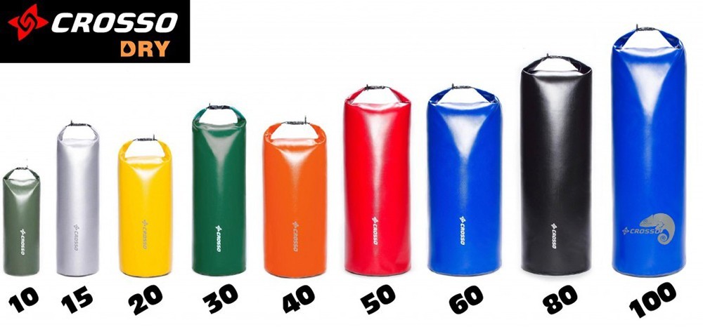 Crosso Sakwa WÓR transportowy na bagażnik DRY BAG 30L niebieska (S0578)