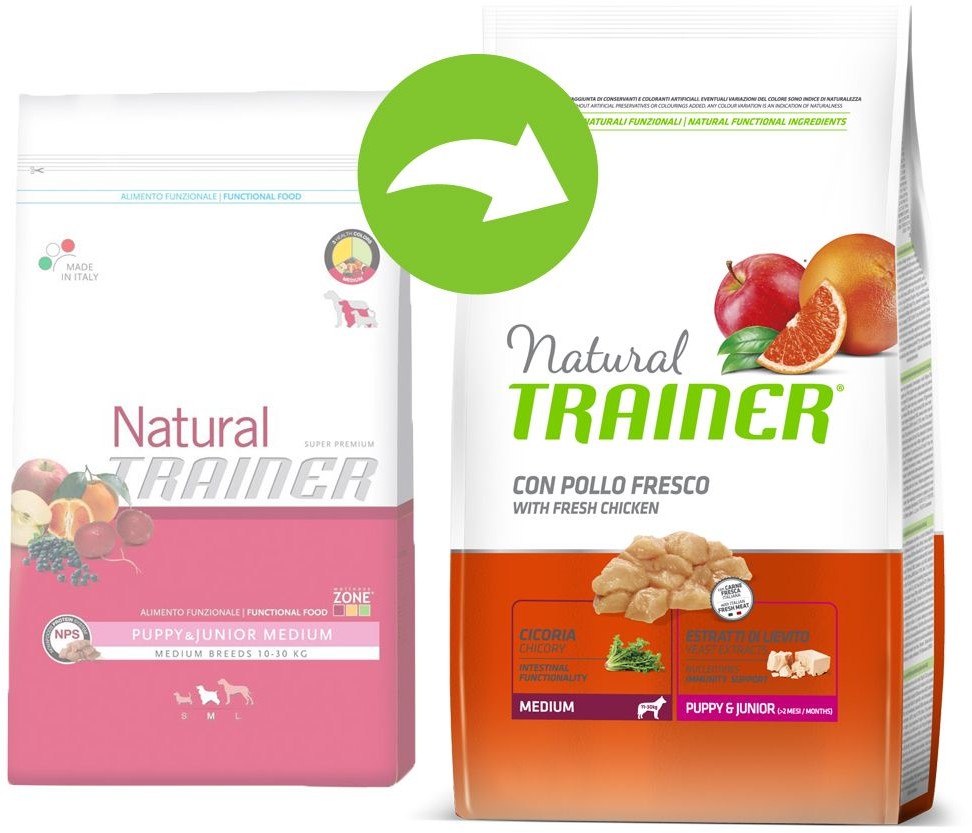 Trainer Natural Dog Trainer Natural Medium Puppy & Junior 12 kg