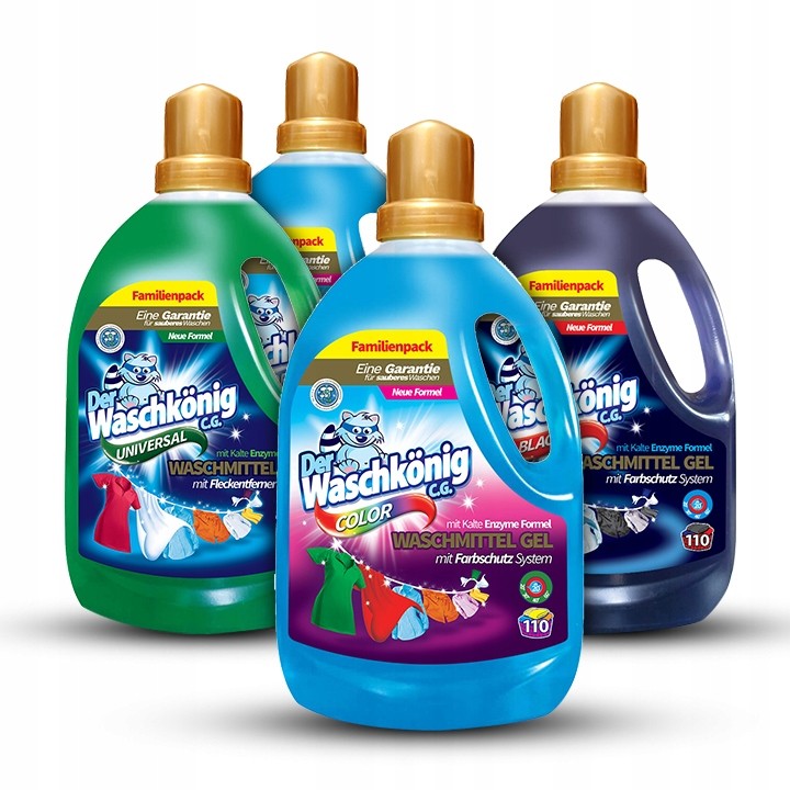 Waschkonig Żel do Prania MIX 4x3,3l 376 pr)