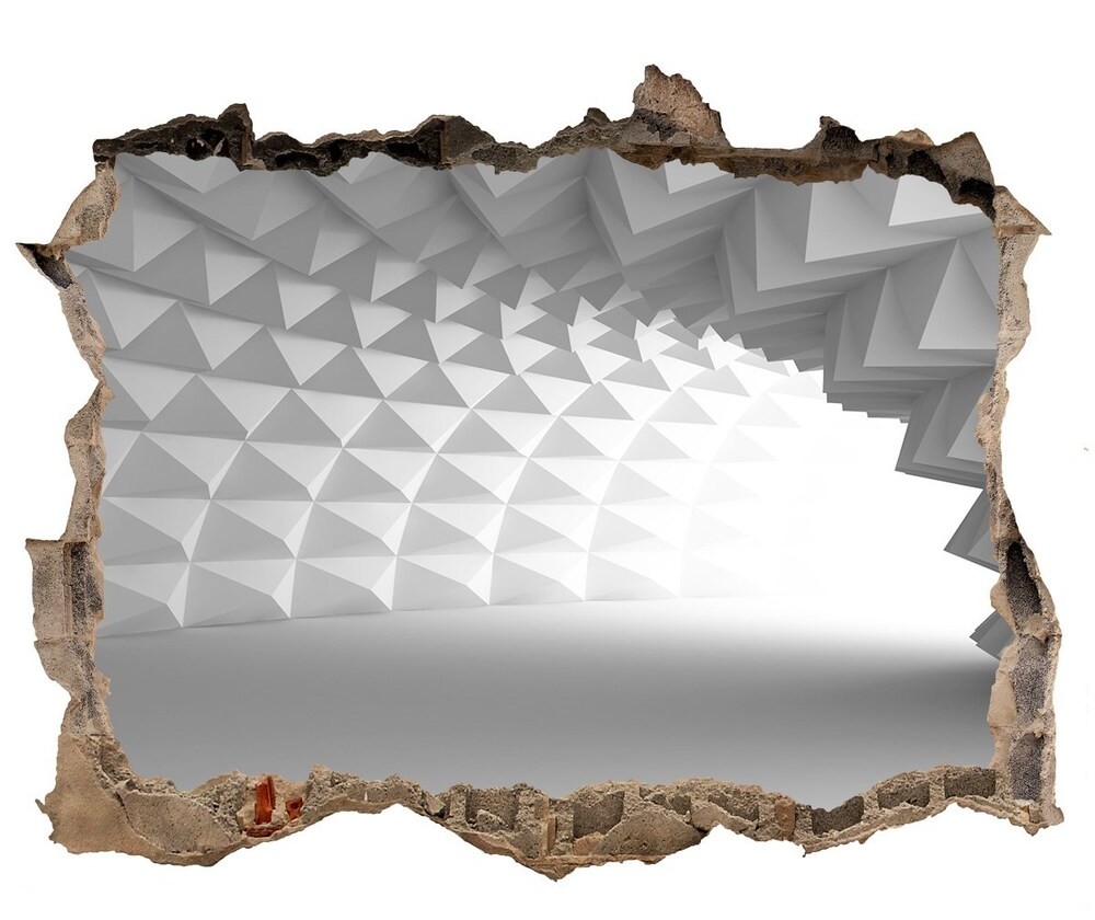 Wallmuralia.pl Samoprzylepna dziura ścienna 3D Abstrakcja tunel
