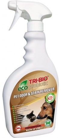 Tri-Bio Tri-Bio Probiotyczny Spray Usuwający Nieprzyjemne Zapachy Zwierząt i Odplamiacz 2w1 420 ml TRB04185
