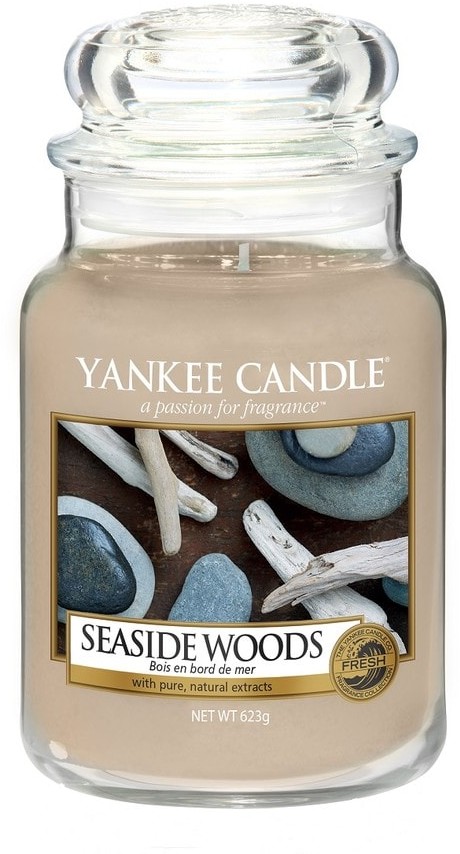 Yankee Candle Świeca w Słoiku Seaside Woods 100-150h 623g